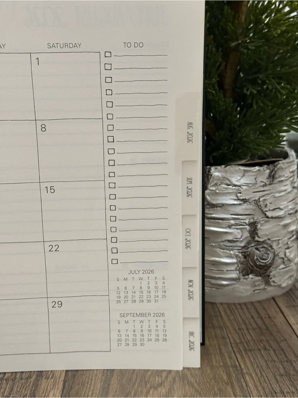 ✨Brand NEW w/Tags Rae Dunn 2027. 17 Month Spiral Planner -Aug 2926 - Dec 2027 ✨